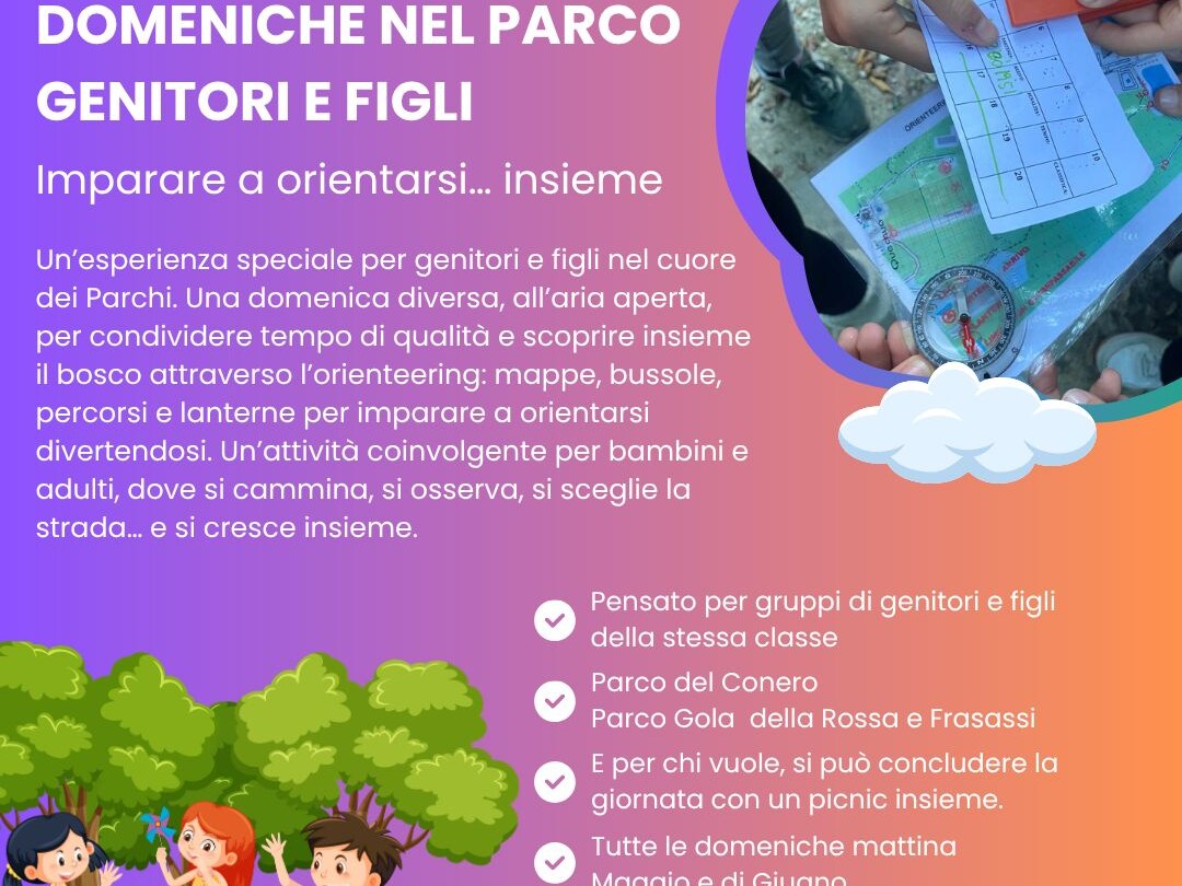 Domeniche nel Parco – Orienteering per Genitori e Figli